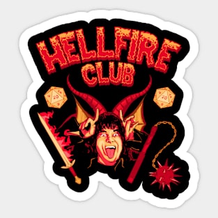 Eddie's Hellfire Club Stranger Things Sticker